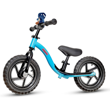 Toddler Balance Bike for Ages 2–5 with Stuffed Animal – Blue