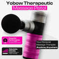 Therapeutic Mini Massage Gun – 4 Speeds, USB-C, Portable Case