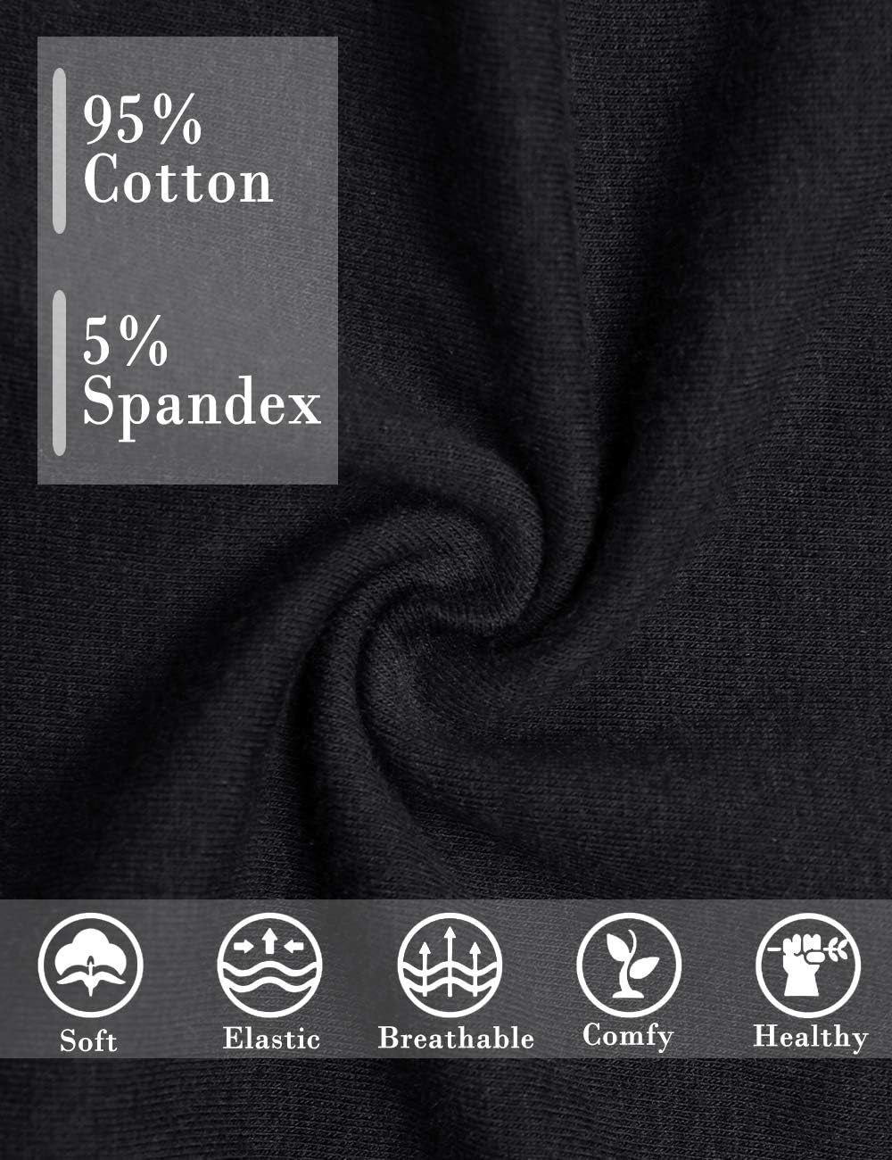 High Waist Cotton Briefs – Soft Breathable Full Coverage Underwear