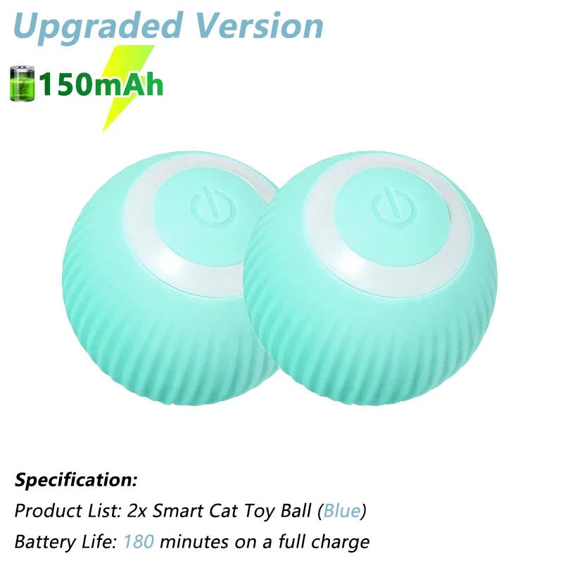 Smart Cat Toy Ball – Automatic Rolling & Rechargeable