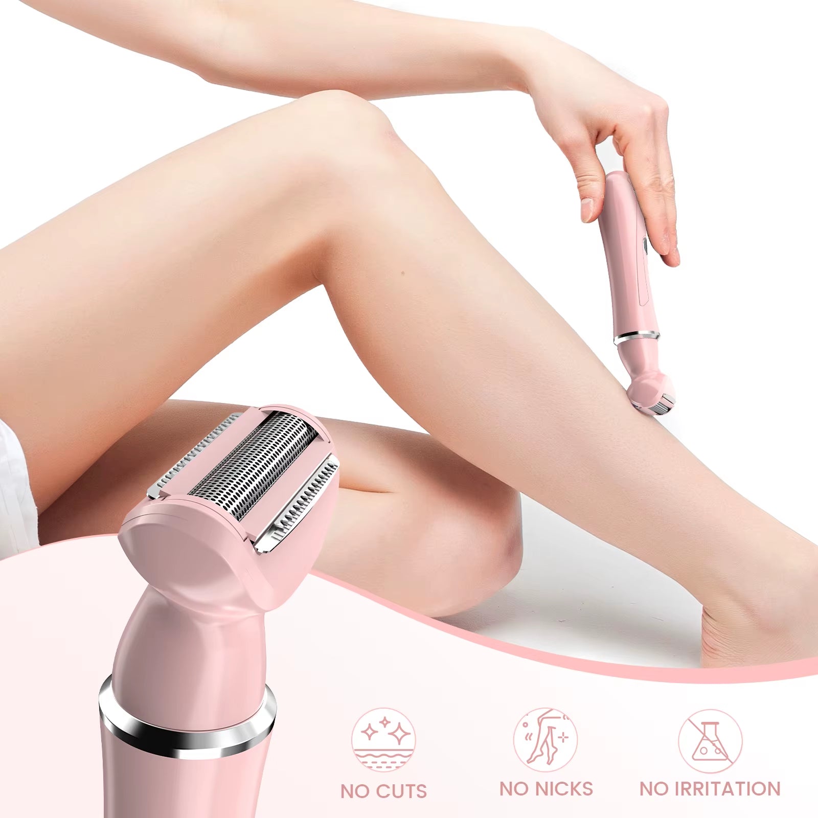4-in-1 Electric Lady Shaver & Body Hair Removal Epilator