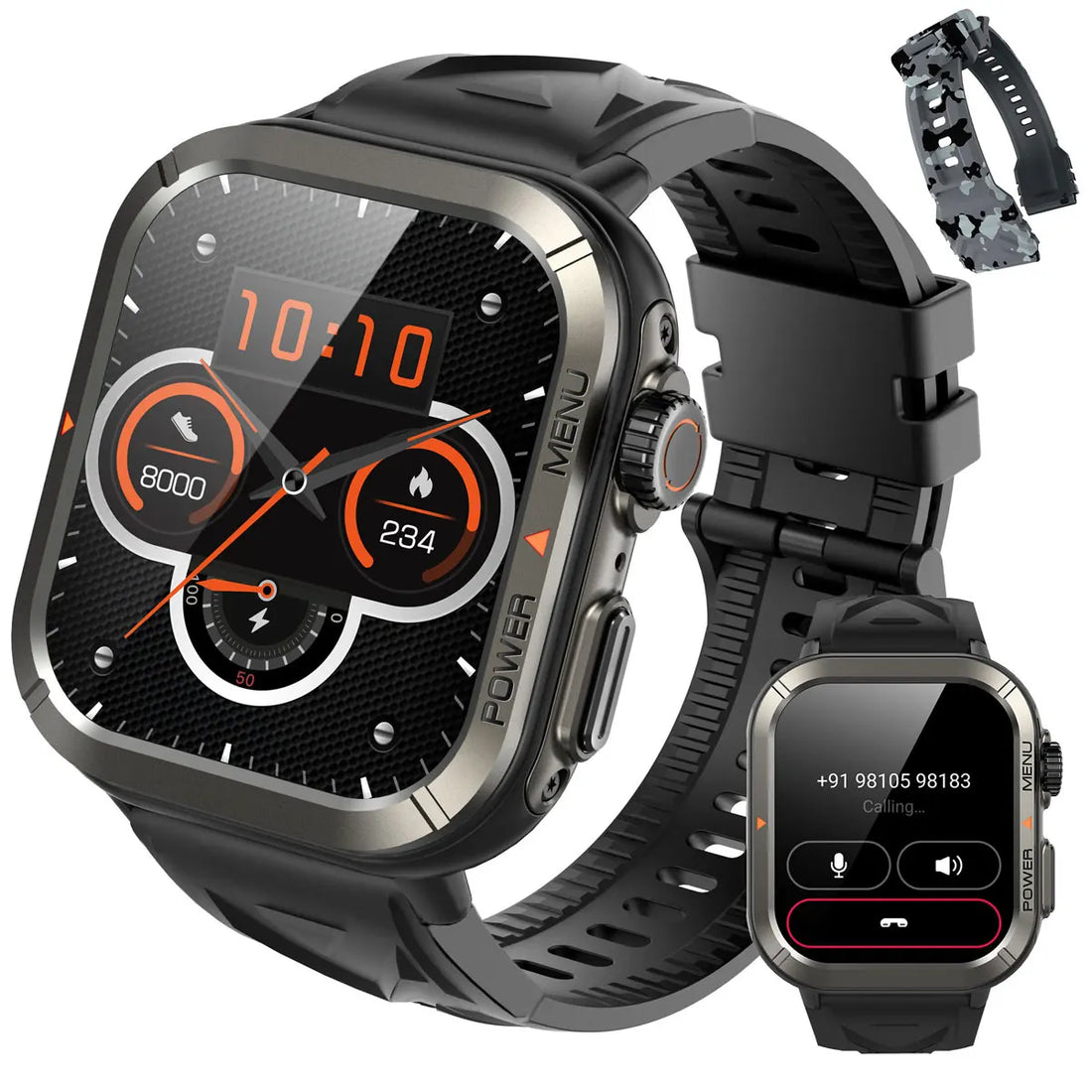W30 Smartwatch 1.93'' HD Screen with Bluetooth Calling & Fitness Tracker