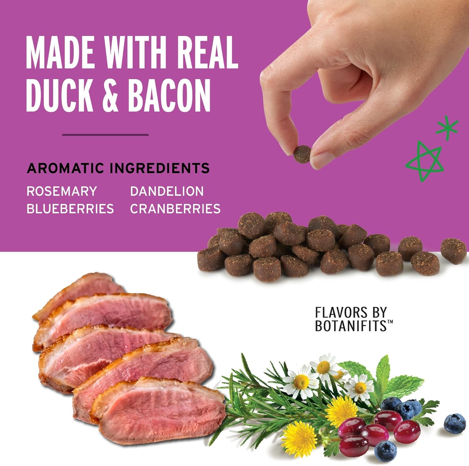 Dog Training Treats – Duck & Bacon Flavor, Soft & Chewy (4 oz, 200 Pcs)