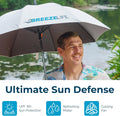 3-in-1 Sun Umbrella with Fan and Mister – UV Protection