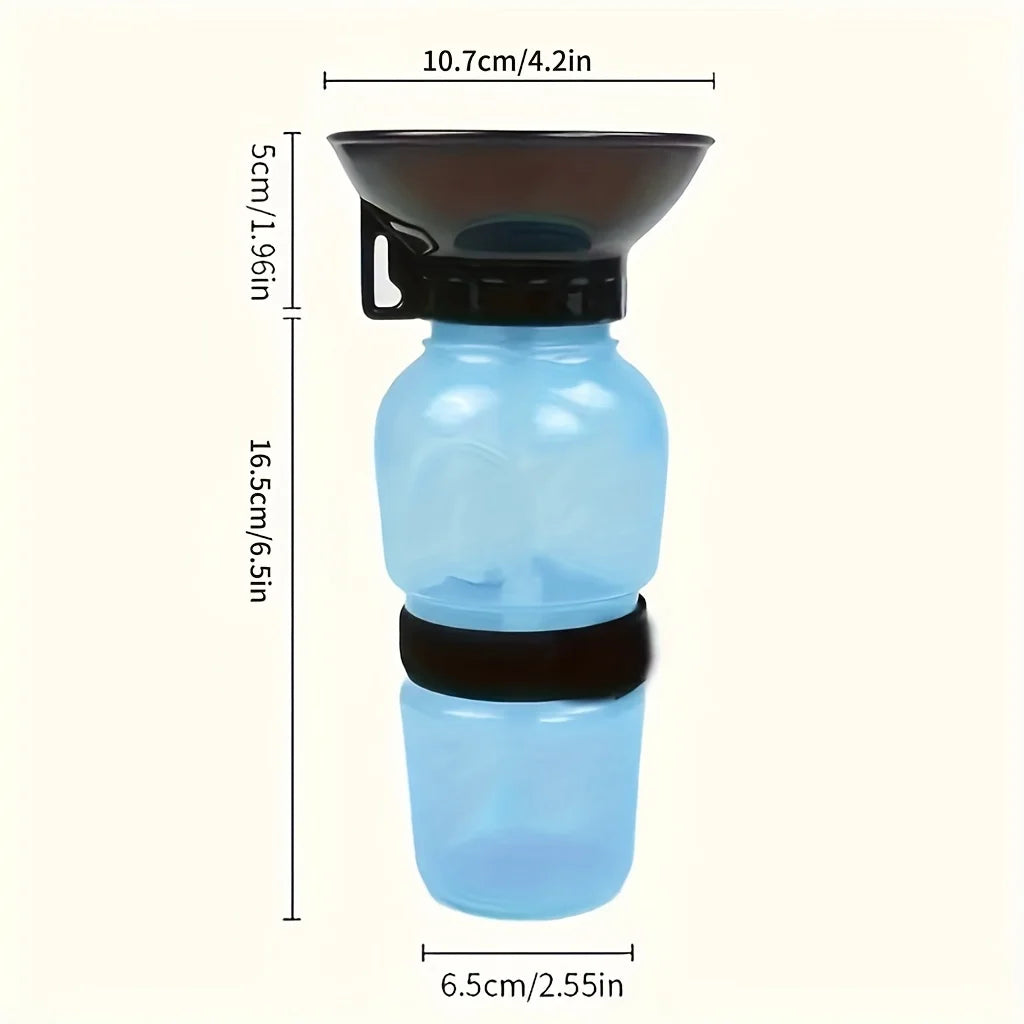 Portable Dog Water Bottle – Travel Dispenser for Dogs & Cats