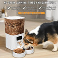 Smart Pet Feeder with Dual Bowls – 5L WiFi Automatic Food Dispenser