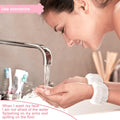 2Pcs Microfiber Face Washing Wristbands – Stretchy & Absorbent