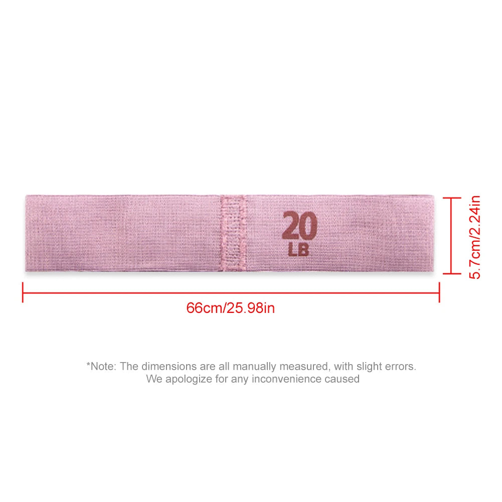 Anti-Slip Hip Resistance Bands for Glutes & Thighs – Yoga & Gym
