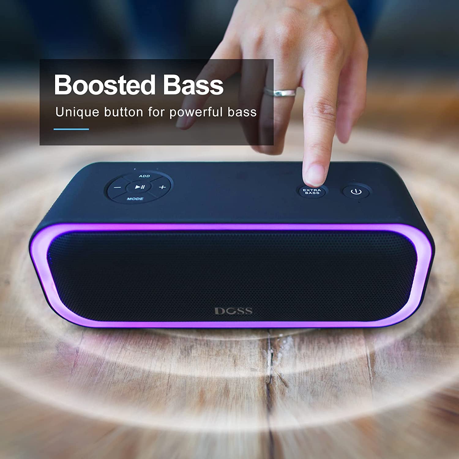 Soundbox Pro Bluetooth Speaker with Bass & Light Show