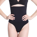 High-Waisted Tummy Control Thong Panty – Seamless Waist Slimmer