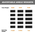 Adjustable Ankle & Wrist Weights – 1 to 10 Lbs Pair for Training & Rehab