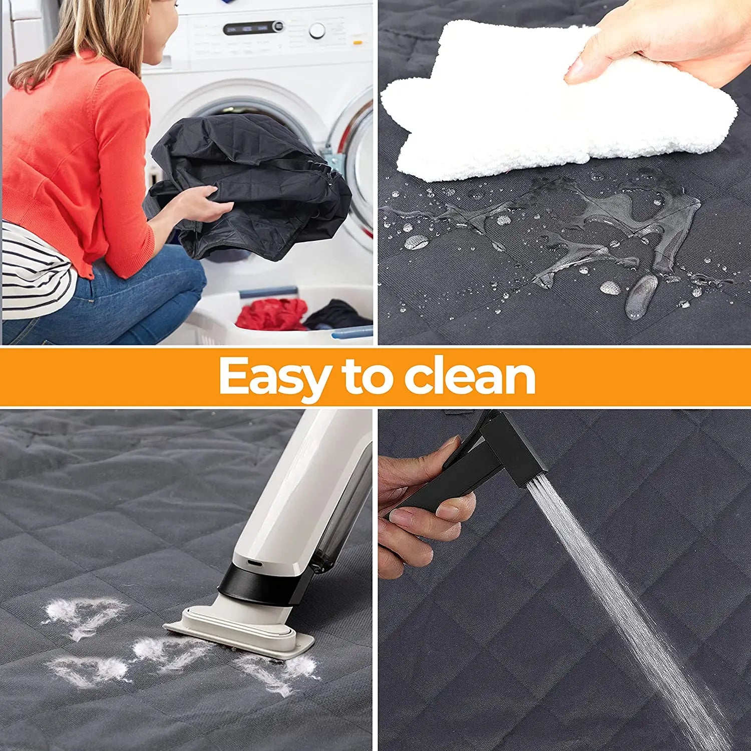 Waterproof Dog Car Seat Cover with Mesh Window – Nonslip & Scratchproof