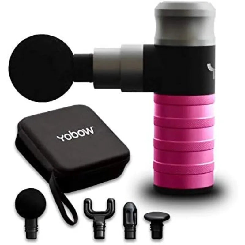 Therapeutic Mini Massage Gun – 4 Speeds, USB-C, Portable Case