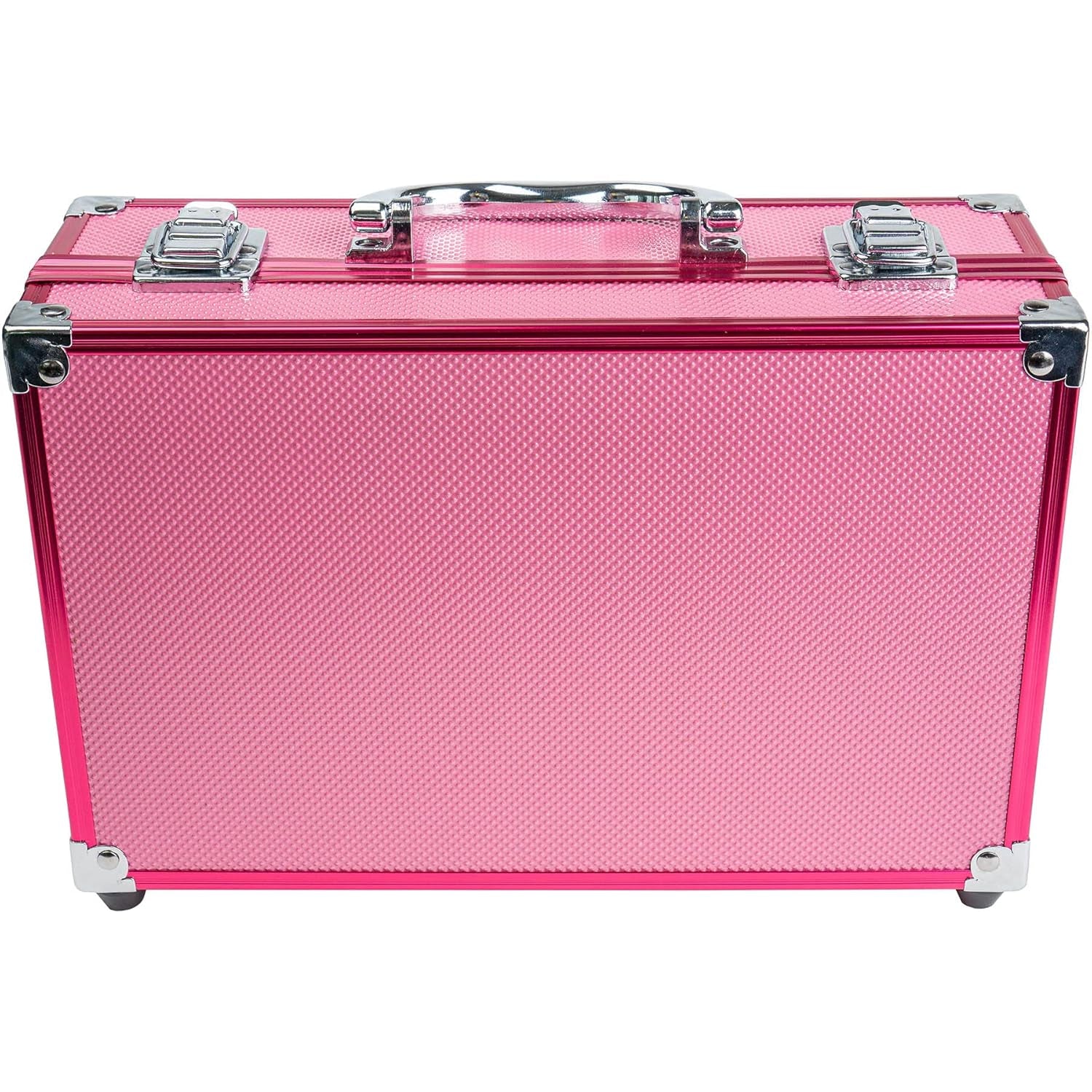 Makeup Train Case with Full Pro Makeup Set – Pink Organizer Kit
