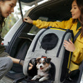 2-in-1 Folding Pet Stroller & Car Seat – Portable Dog & Cat Carrier
