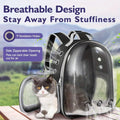 Bubble Pet Backpack Carrier – Breathable Travel Bag for Cats & Small Dogs