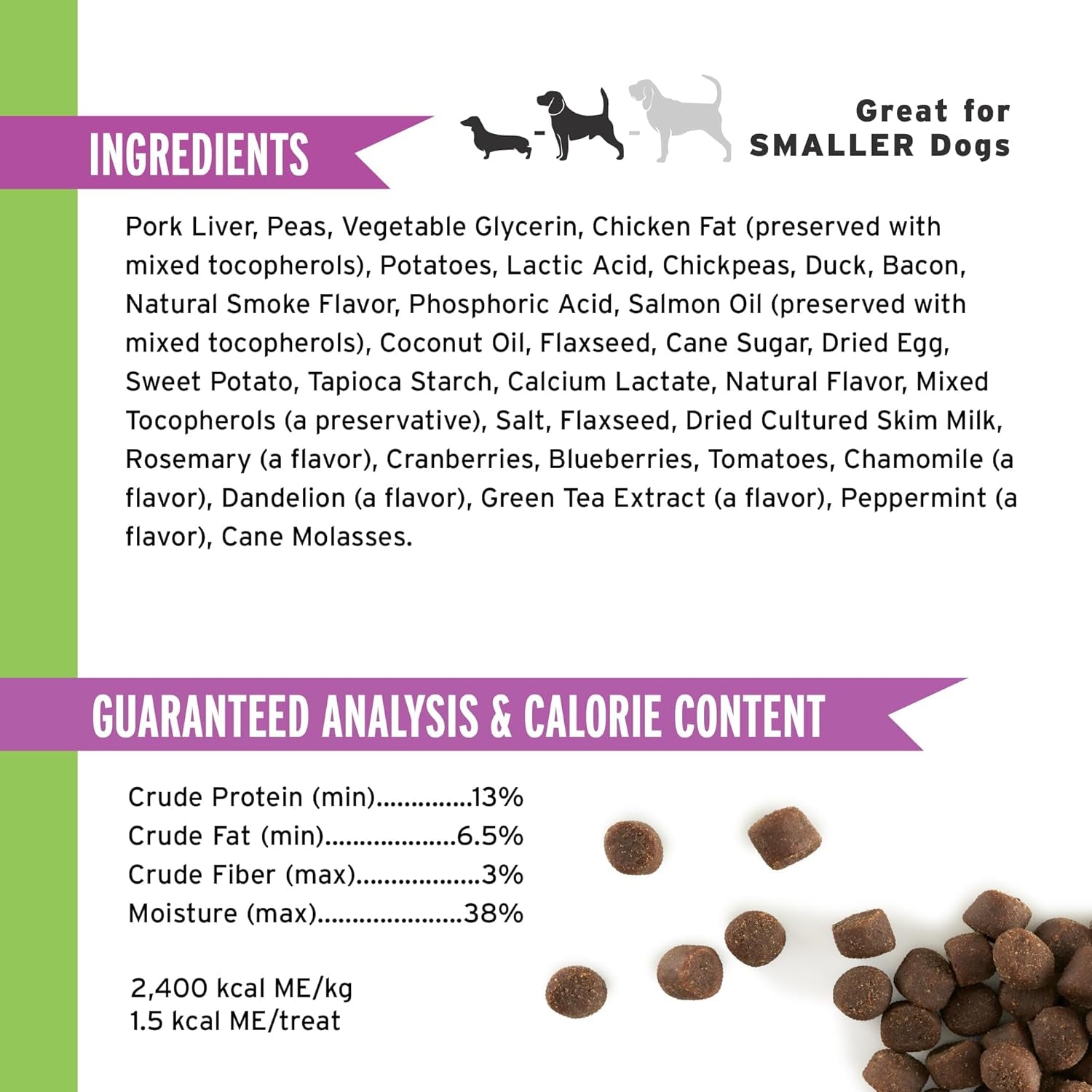 Dog Training Treats – Duck & Bacon Flavor, Soft & Chewy (4 oz, 200 Pcs)