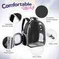 Bubble Pet Backpack Carrier – Breathable Travel Bag for Cats & Small Dogs