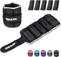 Adjustable Ankle & Wrist Weights – 1 to 10 Lbs Pair for Training & Rehab