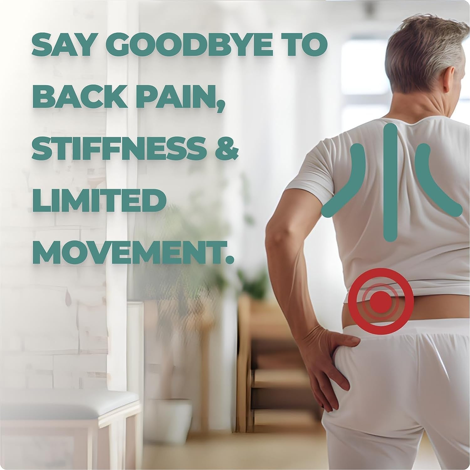 Back Roller & Yoga Wheel – Relieve Upper & Lower Back Pain