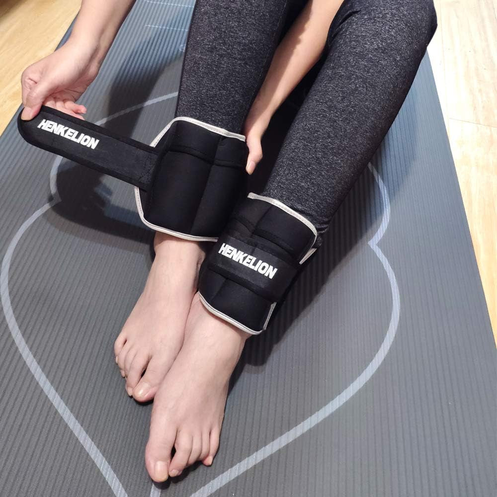 Adjustable Ankle & Wrist Weights – 1 to 10 Lbs Pair for Training & Rehab