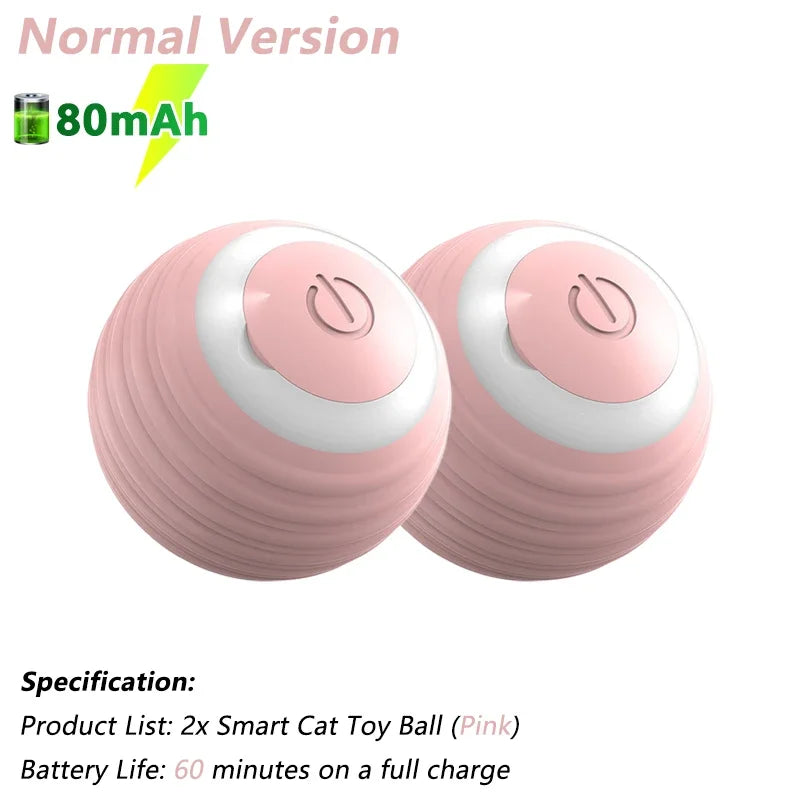 Smart Cat Toy Ball – Automatic Rolling & Rechargeable