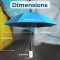 3-in-1 Sun Umbrella with Fan and Mister – UV Protection
