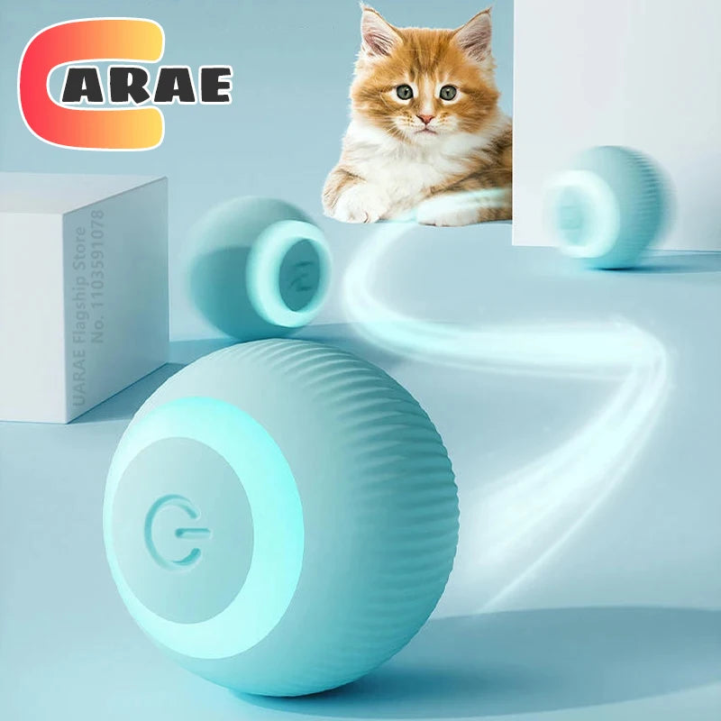 Smart Cat Toy Ball – Automatic Rolling & Rechargeable