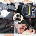 2-in-1 Folding Pet Stroller & Car Seat – Portable Dog & Cat Carrier