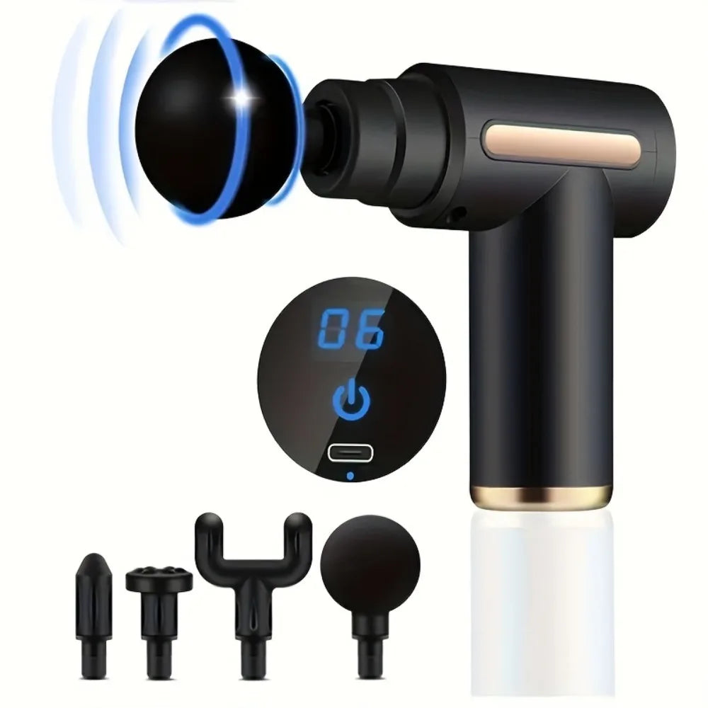 Mini Fascia Gun - Portable USB Rechargeable Muscle Massager