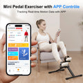 Mini Under Desk Pedal Exerciser – Folding Bike with Display for Arms & Legs