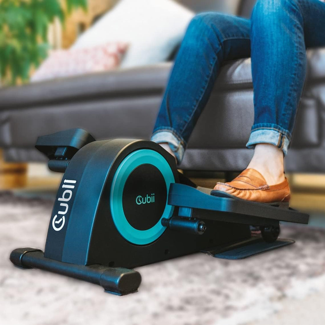 Under Desk Elliptical – Seated Pedal Exerciser with LCD Display