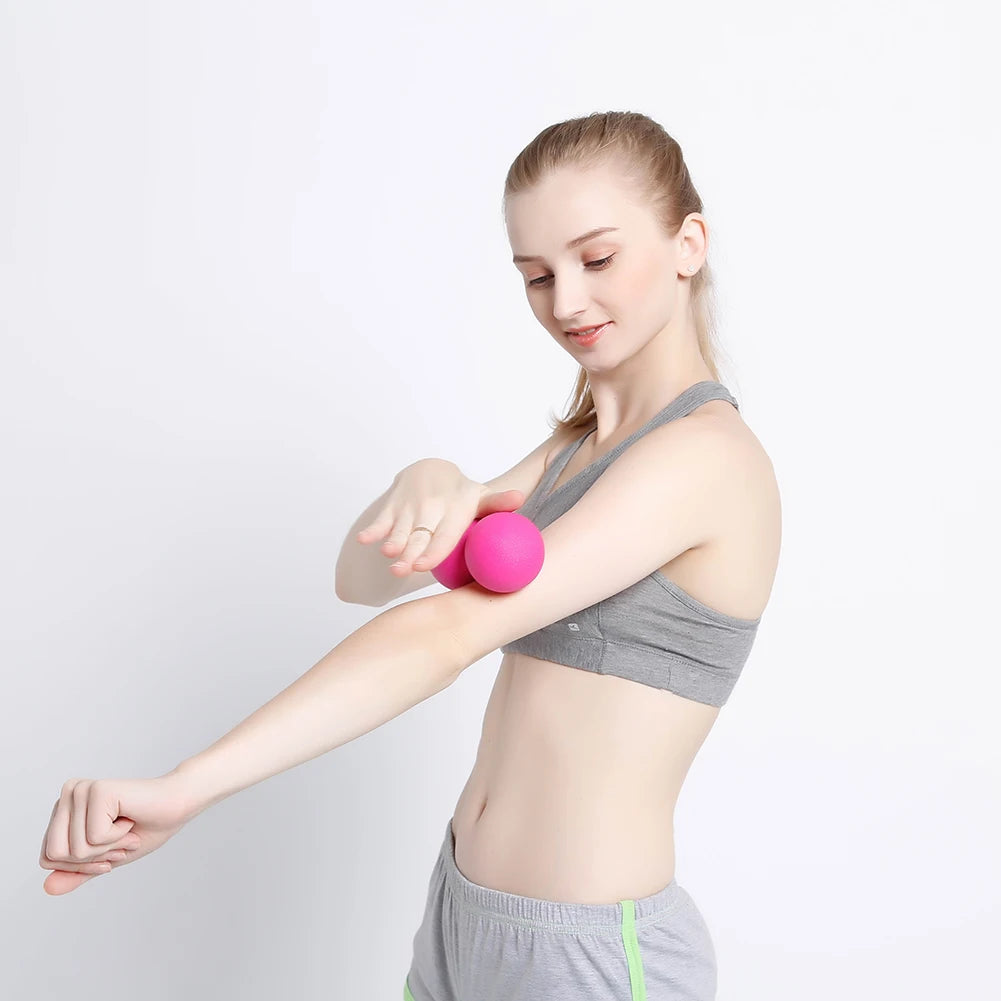 TPE Massage Ball – Muscle Relief Lacrosse Ball for Fitness & Yoga