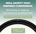 Back Roller & Yoga Wheel – Relieve Upper & Lower Back Pain