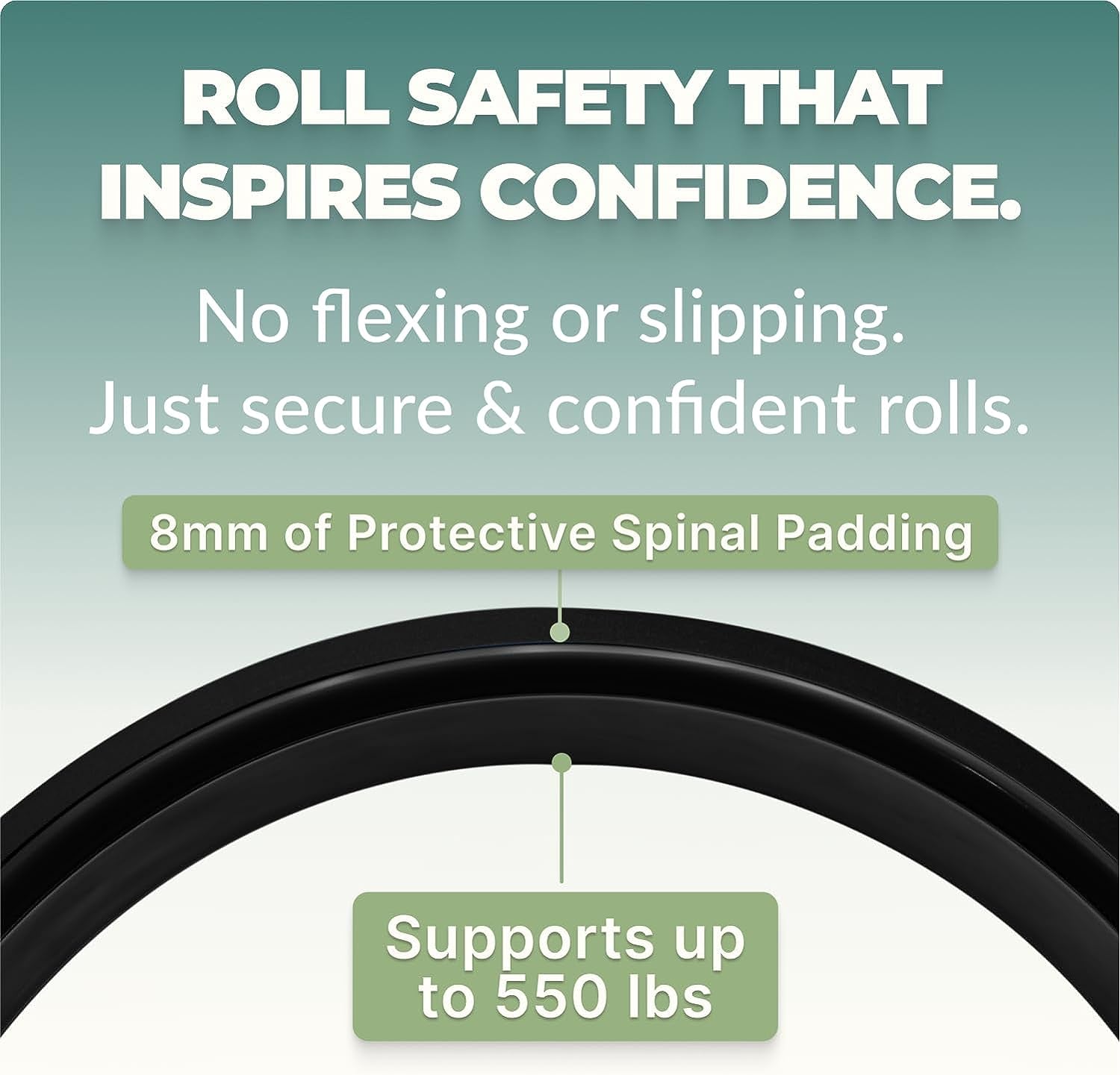 Back Roller & Yoga Wheel – Relieve Upper & Lower Back Pain