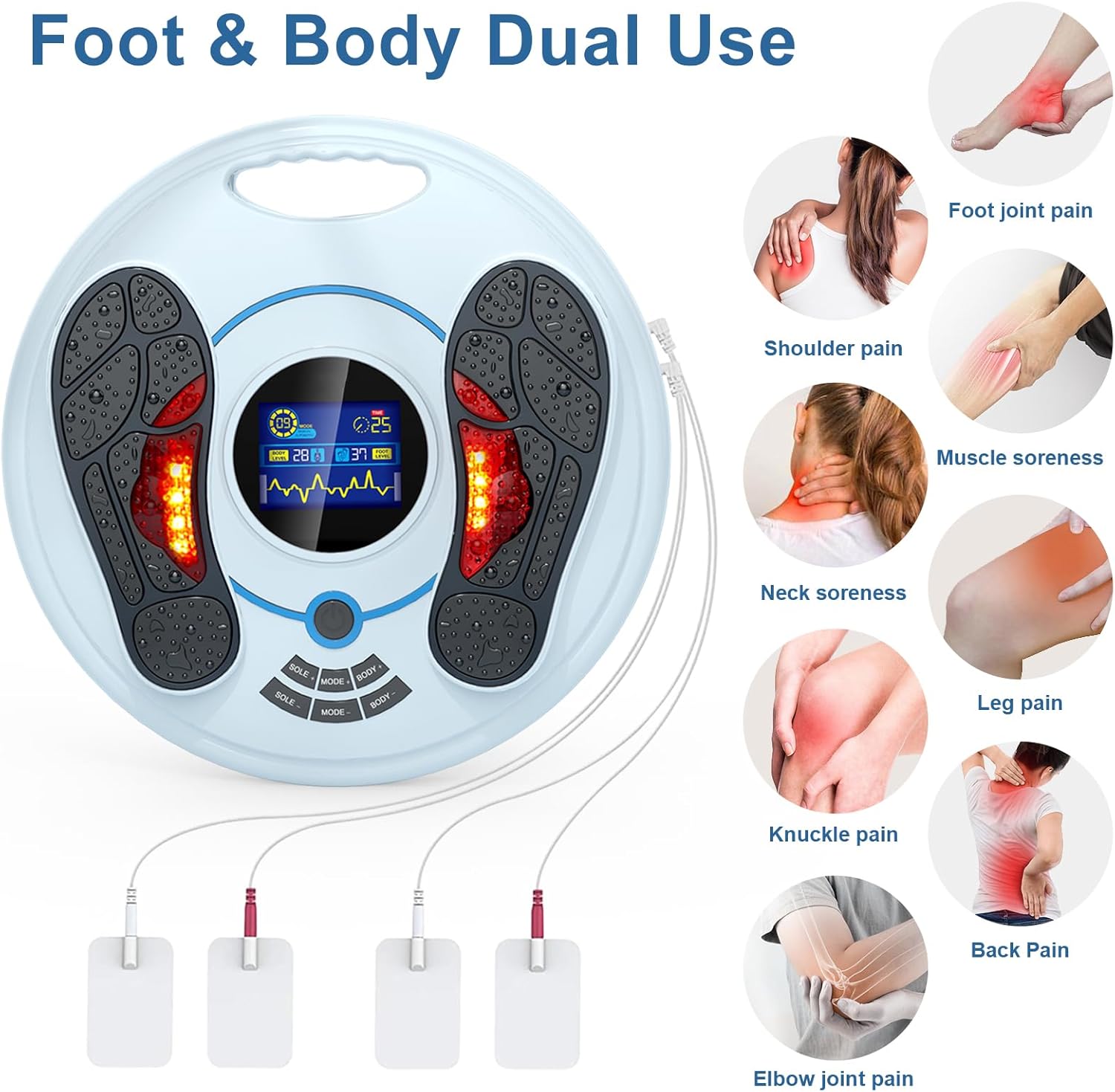 Foot Neuropathy Machine – EMS TENS Circulation & Pain Relief