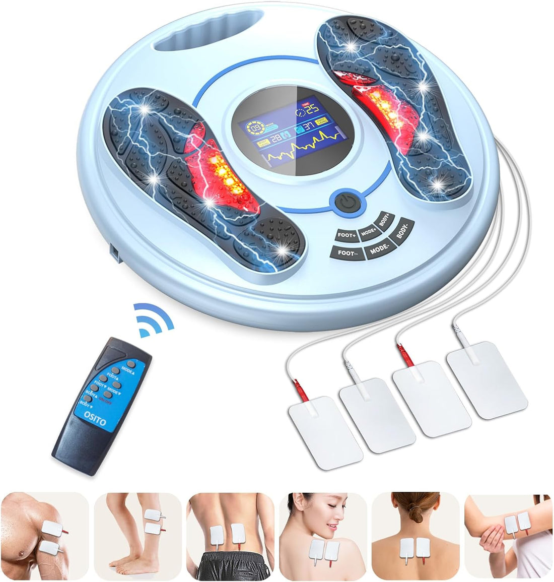 Foot Neuropathy Machine – EMS TENS Circulation & Pain Relief