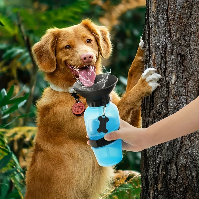 Portable Dog Water Bottle – Travel Dispenser for Dogs & Cats