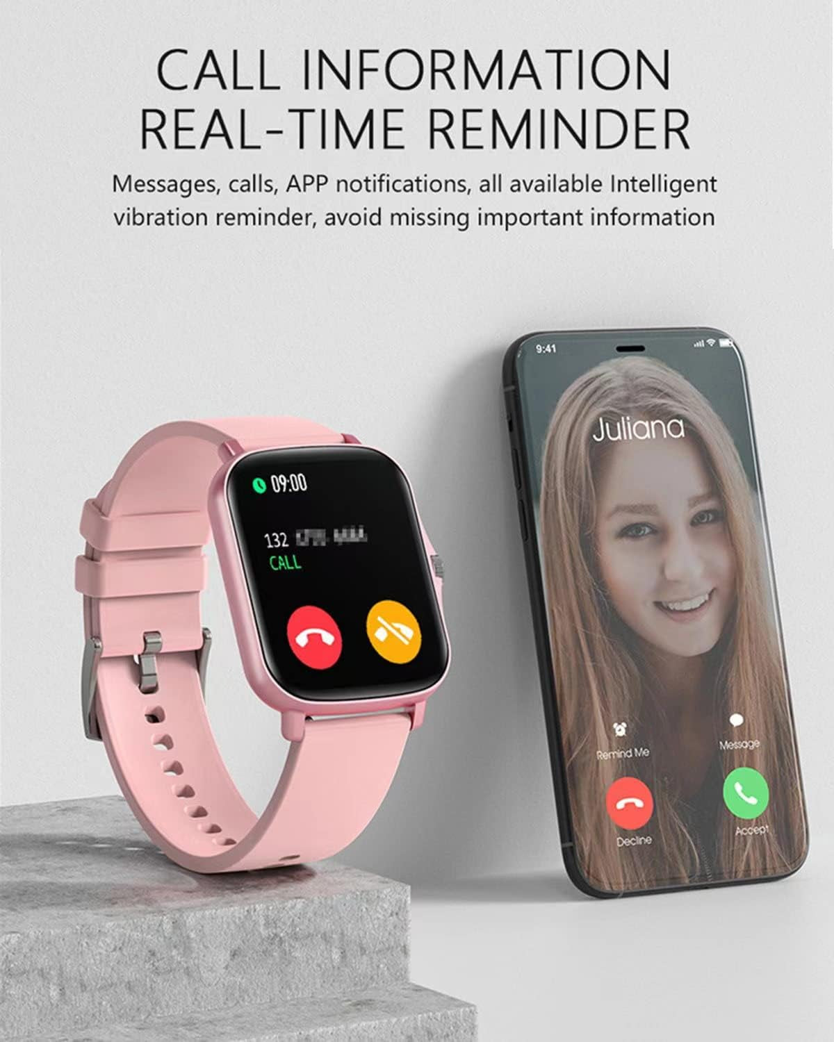 Smart Fitness Tracker Watch – Heart, Sleep, SpO2, 8 Modes, Waterproof