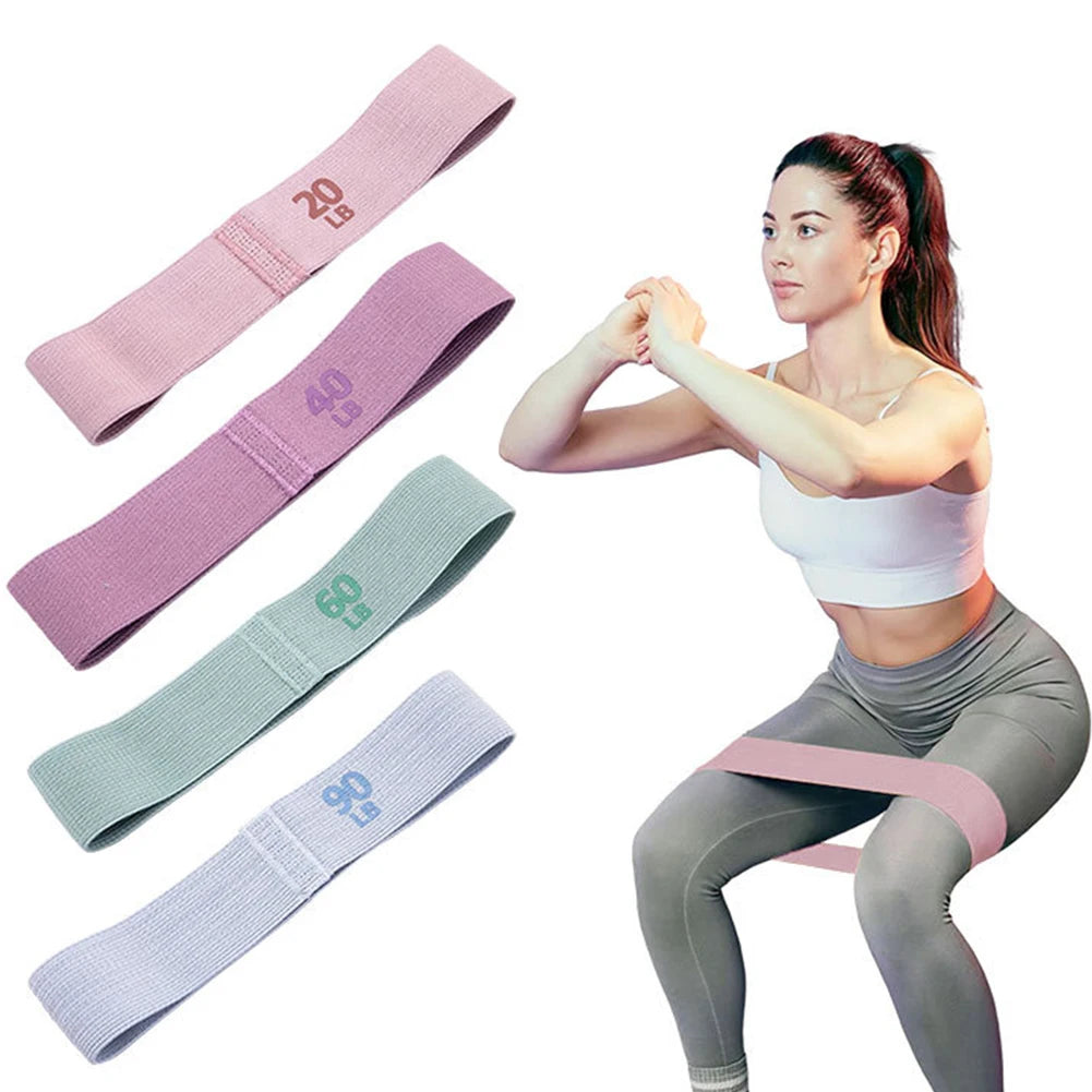Anti-Slip Hip Resistance Bands for Glutes & Thighs – Yoga & Gym