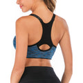 Seamless Racerback Sports Bra 2-Pack – Keyhole Mesh, Medium Impact