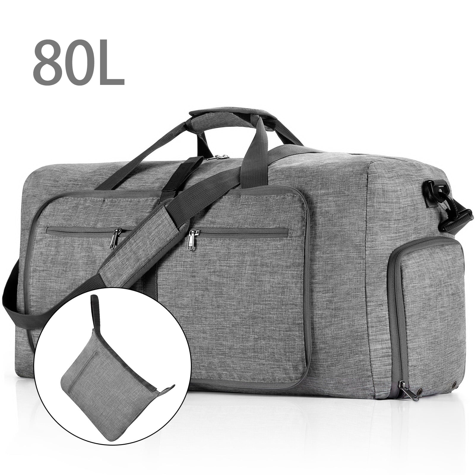 Foldable Travel Duffel Bag – Waterproof, Lightweight Gym & Weekender