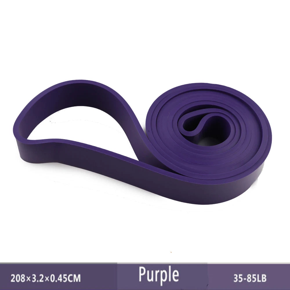 Natural Rubber Resistance Bands for Fitness & Pull-Ups