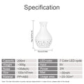 Mini USB Aroma Diffuser – 200ml Ultrasonic Cool Mist Humidifier