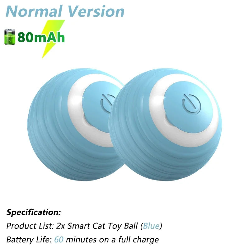 Smart Cat Toy Ball – Automatic Rolling & Rechargeable