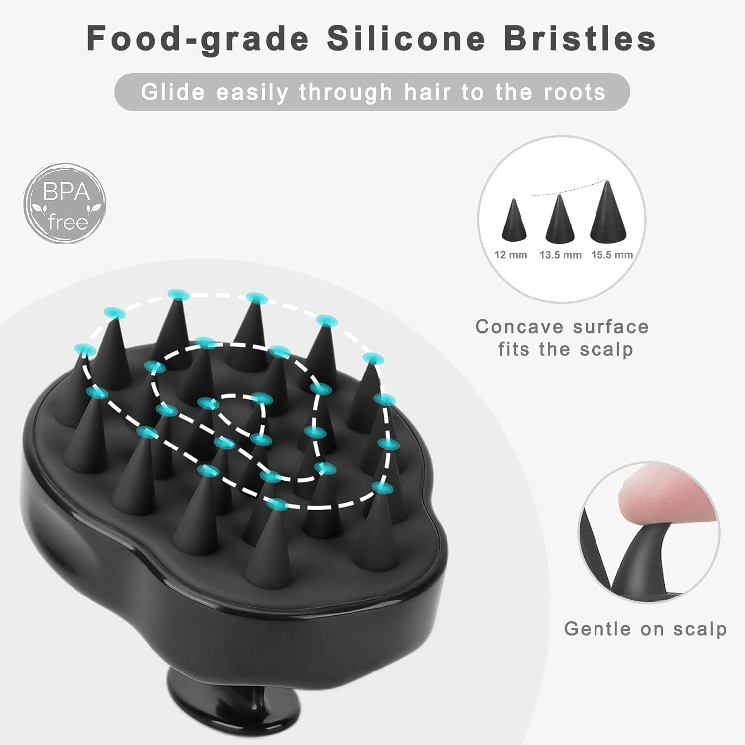Scalp Massager Brush for Hair Growth & Dandruff Care