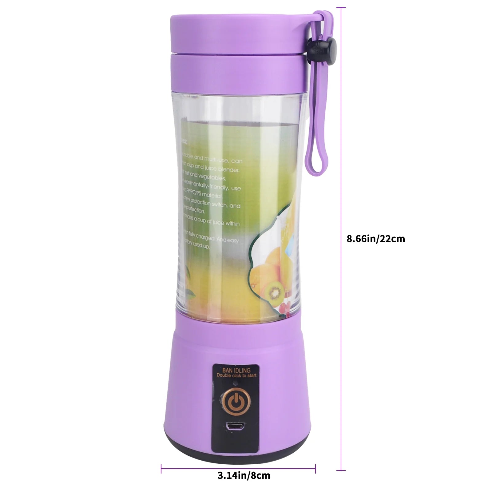 Portable USB Blender – Rechargeable Smoothie & Juice Cup