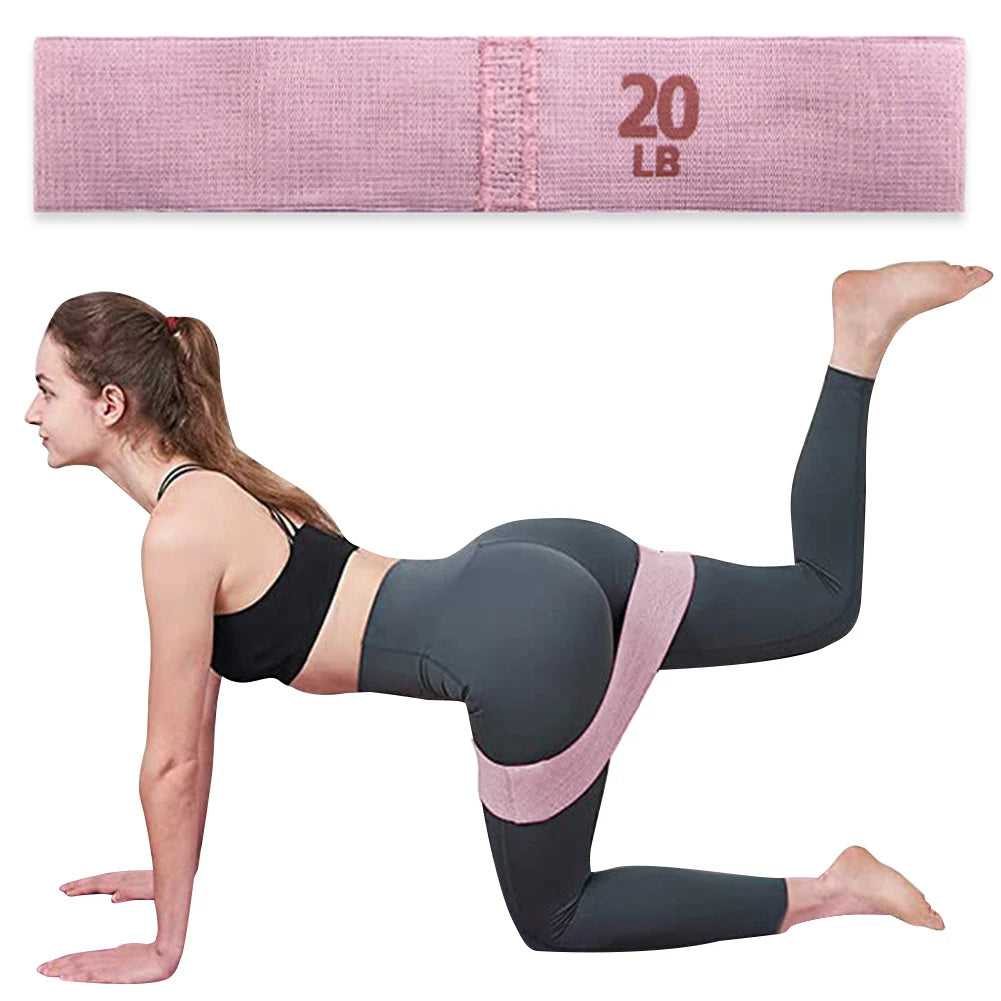 Anti-Slip Hip Resistance Bands for Glutes & Thighs – Yoga & Gym