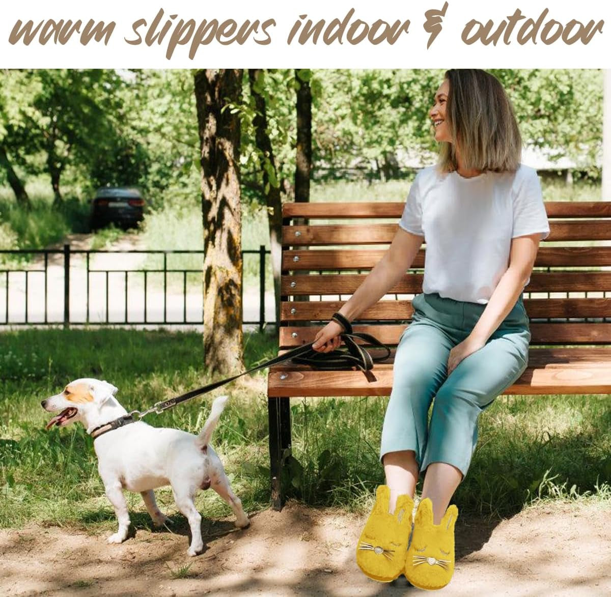 Cute Bunny Slippers for Women – Fuzzy Memory Foam Indoor/Outdoor