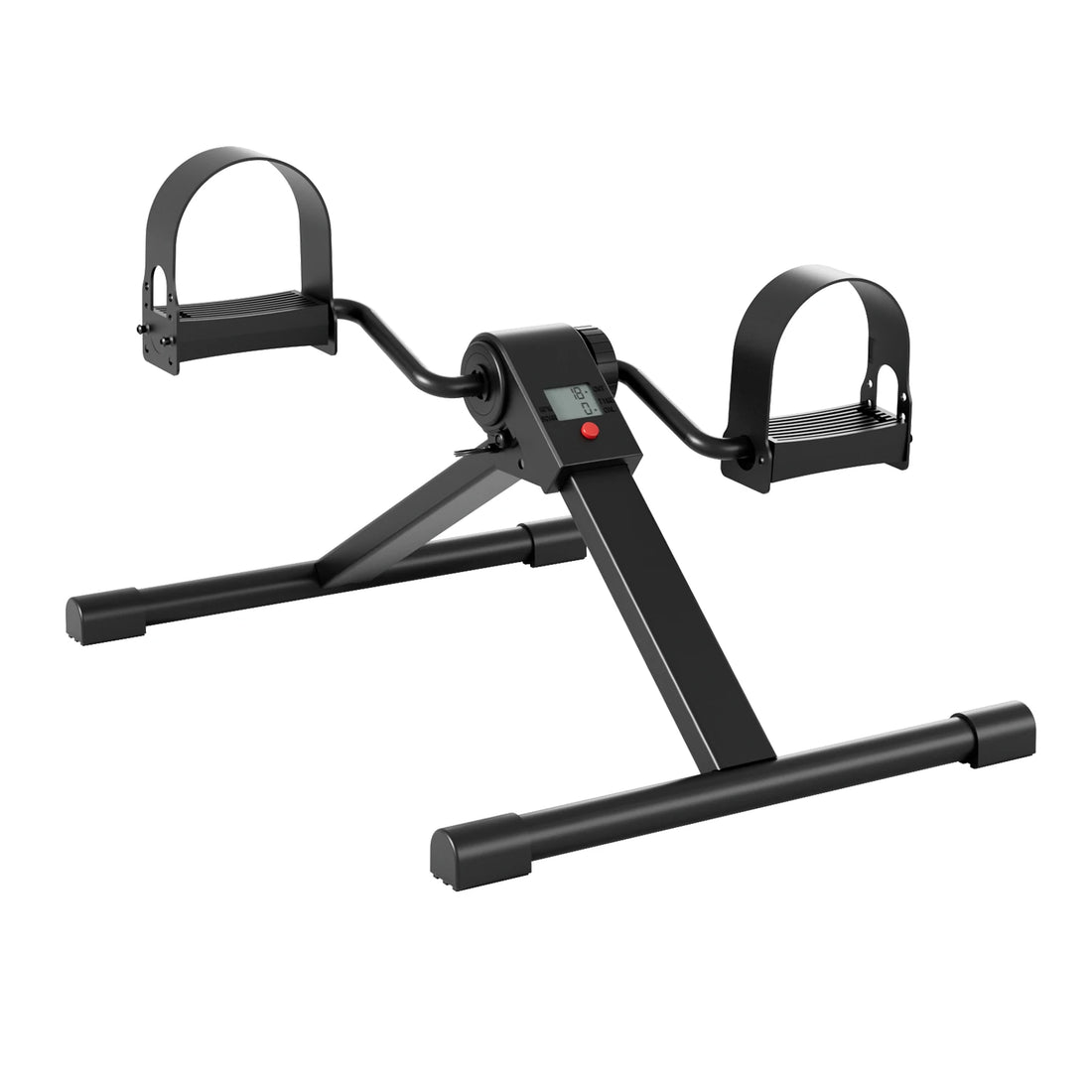 Mini Under Desk Pedal Exerciser – Folding Bike with Display for Arms & Legs